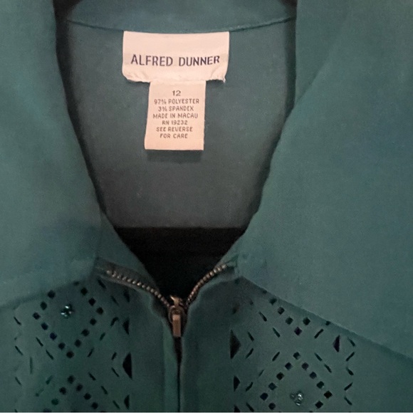 Alfred Dunner, 12, turquoise/aqua shade, UGC, beaded - Picture 2 of 7